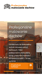 Mobile Screenshot of malowanie-dachow.pl